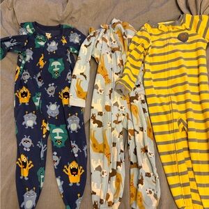 Carter's Monster, Animal, and Stripe Footies Set